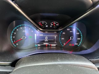 2016 Chevrolet Colorado LT - Interior Dashboard With Vehicle Running Image